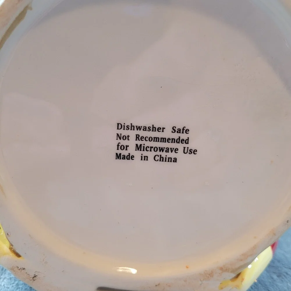 Give Thanks Ceramic Turkey Canister Thanksgiving Autumn Kitchen Jar Airtight Lid